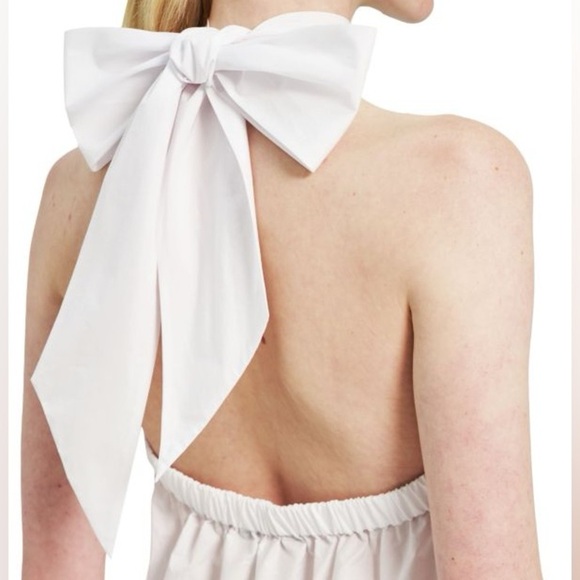 Theory White Tiered Halter Top. Pre-Owned. - Picture 7 of 14